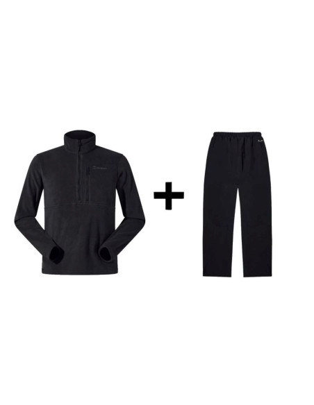 Bluza berghaus prism pt hz  roz. l czarna + berghaus hillwalker ovrtrs am blk/blk roz. l