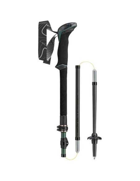 Kije trekkingowe leki tr makalu fx, 110-130cm zielone