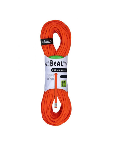 Lina karma 9,8mm 50m-solid orange beal