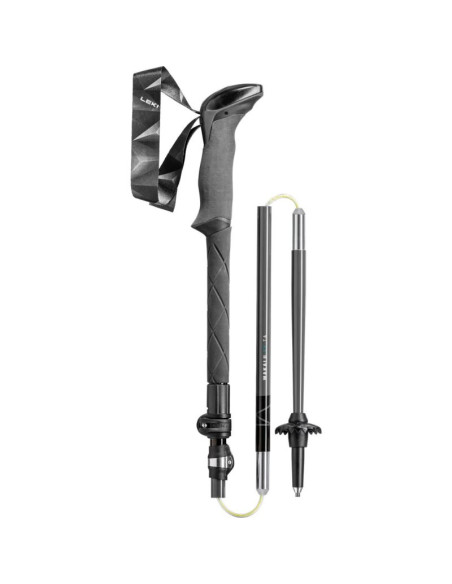 Kije trekkingowe leki makalu fx ta, 110-130cm czarne