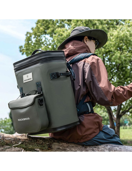Plecak termiczny rockbros z izolacją 20l - zielony