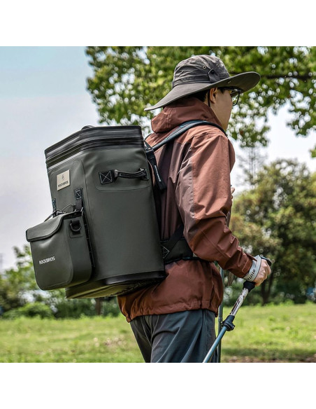 Plecak termiczny rockbros z izolacją 20l - zielony