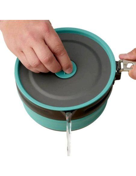 Ultralekki składany zestaw z garnkiem sea to summit  frontier ul dla 2 osób/5 elementów