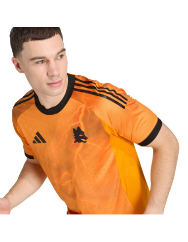 Koszulka męska adidas as roma 25/26 pomarańczowa jp4801