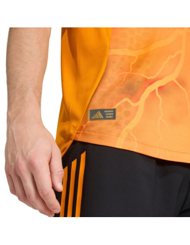 Koszulka męska adidas as roma 25/26 pomarańczowa jp4801