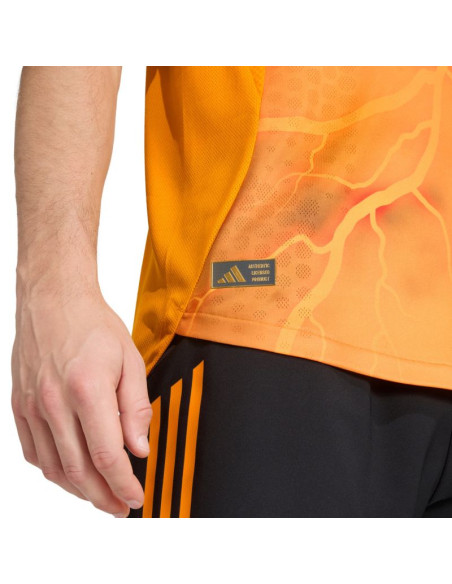 Koszulka męska adidas as roma 25/26 pomarańczowa jp4801