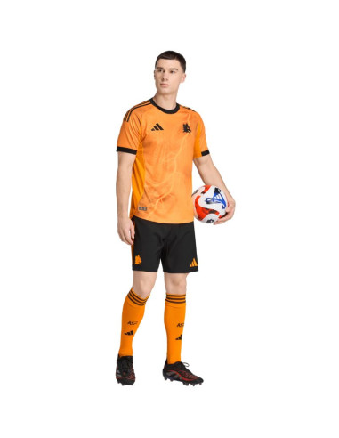 Koszulka męska adidas as roma 25/26 pomarańczowa jp4801
