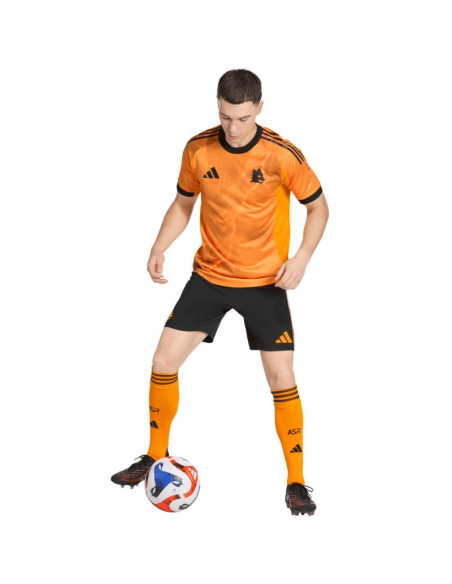 Koszulka męska adidas as roma 25/26 pomarańczowa jp4801