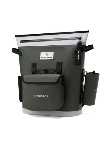 Plecak termiczny rockbros z izolacją 18l  ergonomiczny - zielony