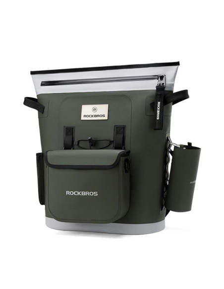 Plecak termiczny rockbros z izolacją 18l  ergonomiczny - zielony