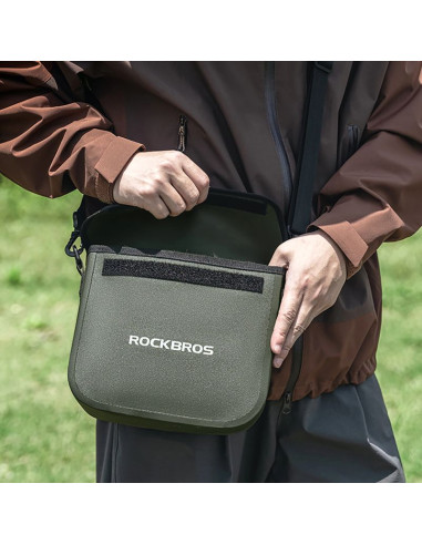 Plecak termiczny rockbros z izolacją 18l  ergonomiczny - zielony