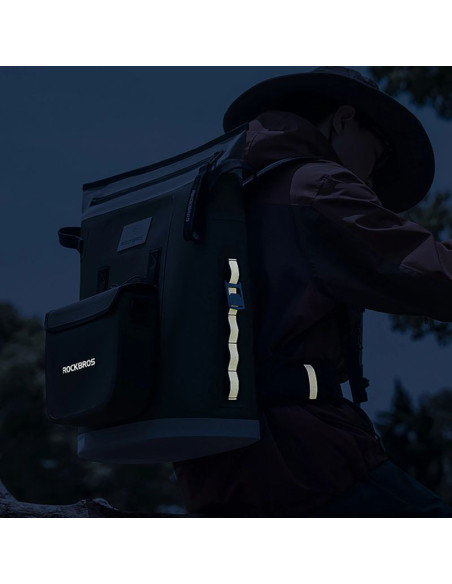 Plecak termiczny rockbros z izolacją 18l  ergonomiczny - zielony