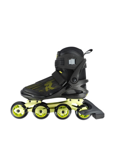 Łyżworolki roces pic x czarno-limonkowe 400910  00002