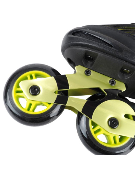 Łyżworolki roces pic x czarno-limonkowe 400910  00002