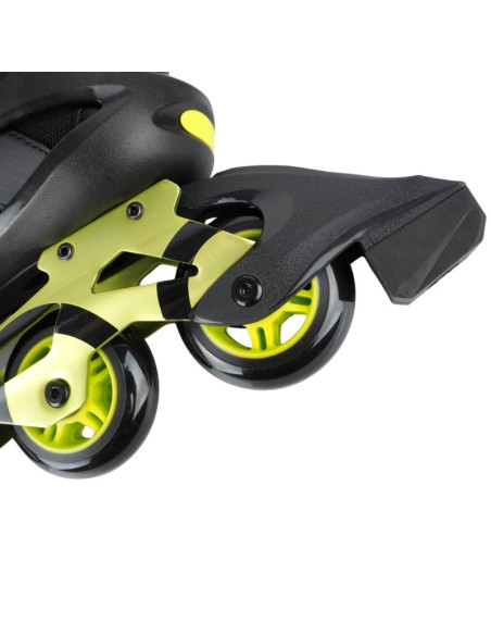 Łyżworolki roces pic x czarno-limonkowe 400910  00002