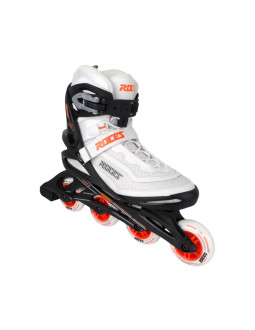 Łyżworolki roces icon x czarno-biało-pomarańczowe 400908 00002