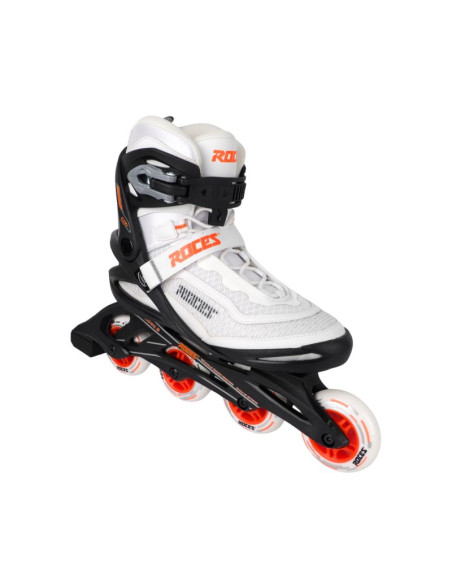 Łyżworolki roces icon x czarno-biało-pomarańczowe 400908 00002