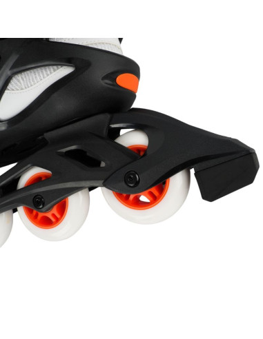 Łyżworolki roces icon x czarno-biało-pomarańczowe 400908 00002