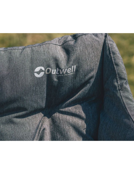 Outwell 470474 krzesło kempingowe 4 x noga czarny, szary