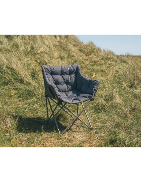 Outwell 470474 krzesło kempingowe 4 x noga czarny, szary
