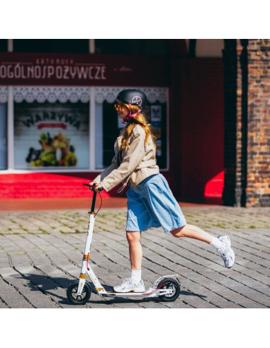 Hm209t white-gold hulajnoga z hamulcem tarczowym  nils extreme