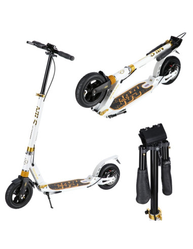 Hm209t white-gold hulajnoga z hamulcem tarczowym  nils extreme