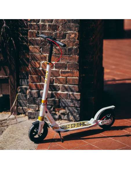 Hm209t white-gold hulajnoga z hamulcem tarczowym  nils extreme