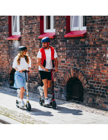 Hm209t white-gold hulajnoga z hamulcem tarczowym  nils extreme