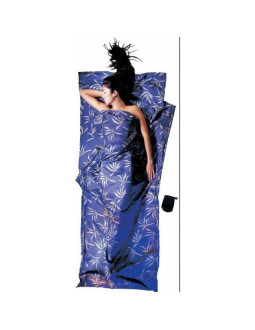 Wkładka do śpiwora cocoon travelsheet silk, leaves