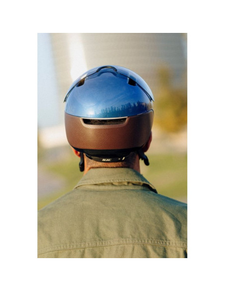 Kask rowerowy hjc calido plus biało-szary pearl white grey r.m