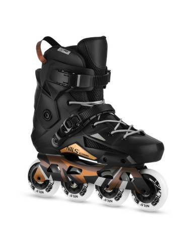 Na1601 łyżworolki slalomowe slayd czarne rozm. 47 nils extreme