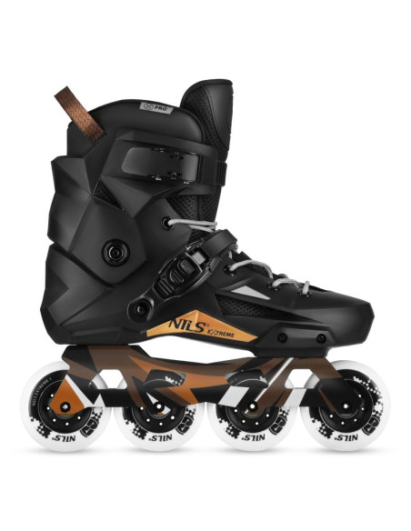 Na1601 łyżworolki slalomowe slayd czarne rozm. 43 nils extreme