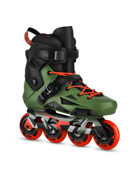 Na1601 łyżworolki slalomowe slayd zielone rozm. 42 nils extreme