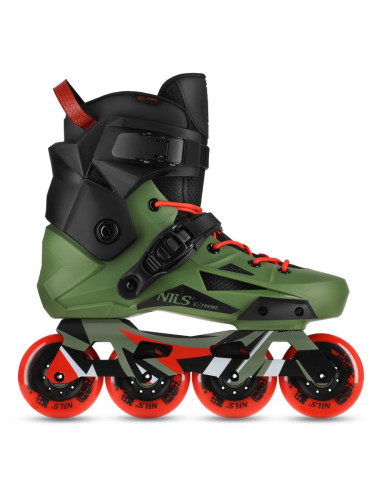 Na1601 łyżworolki slalomowe slayd zielone rozm. 42 nils extreme