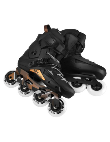 Na1601 łyżworolki slalomowe slayd czarne rozm. 42 nils extreme