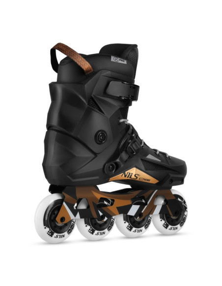 Na1601 łyżworolki slalomowe slayd czarne rozm. 39 nils extreme