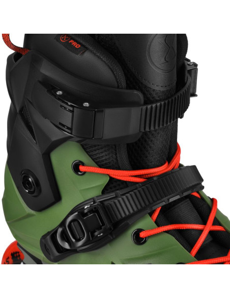 Na1601 łyżworolki slalomowe slayd zielone rozm. 37 nils extreme