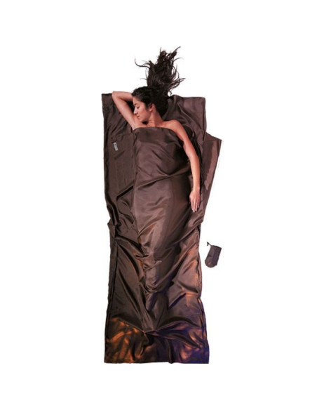 Wkładka do śpiwora cocoon travelsheet silk, muddy elephant