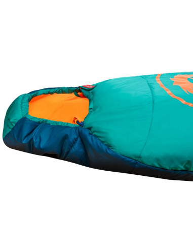 Śpiwór trollkids femund 3in1 zielony morski/niebieski madeirowski/zachód słońca na saharze (695-358)