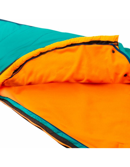 Śpiwór trollkids femund 3in1 zielony morski/niebieski madeirowski/zachód słońca na saharze (695-358)