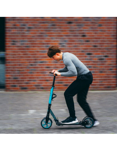 Hm124t turquoise hulajnoga z hamulcem tarczowym  nils extreme