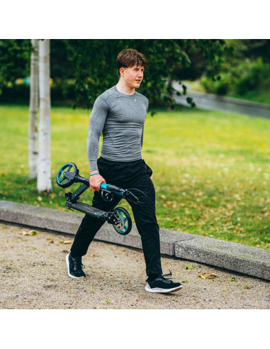 Hm124t turquoise hulajnoga z hamulcem tarczowym  nils extreme