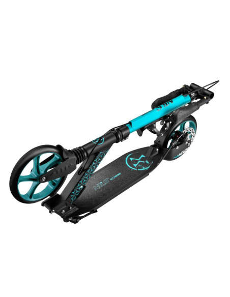 Hm124t turquoise hulajnoga z hamulcem tarczowym  nils extreme