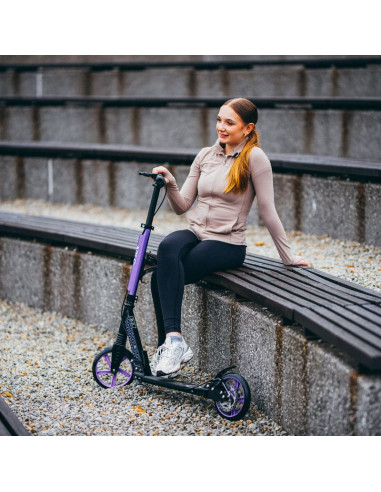 Hm124t violet hulajnoga z hamulcem tarczowym nils extreme