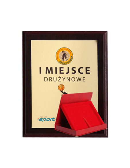 Dyplom z tworzywa sztucznego z laminatem colour touch + etui 355x300 mm