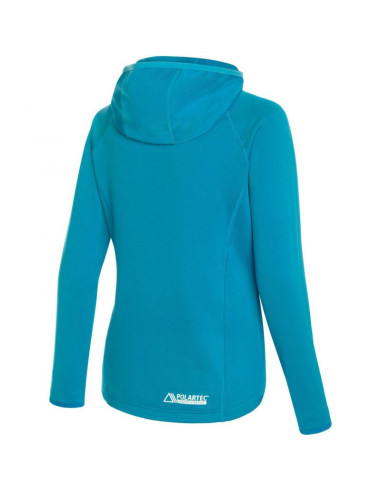 Bluza damska z kapturem viking jukon hoodie lady szybkoschnąca turkusowa (730/23/0900/70)