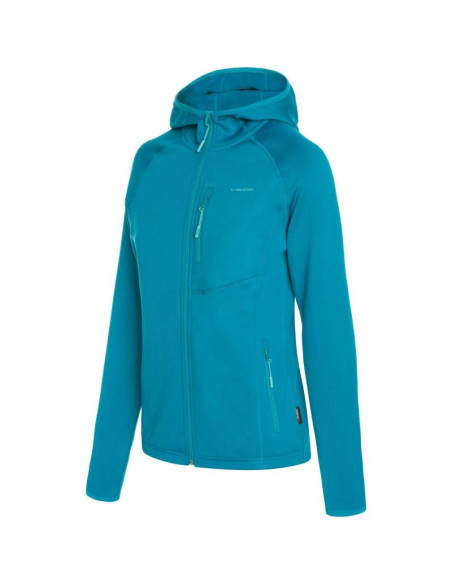 Bluza damska z kapturem viking jukon hoodie lady szybkoschnąca turkusowa (730/23/0900/70)