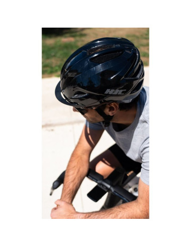 Kask rowerowy hjc crosser black r. m
