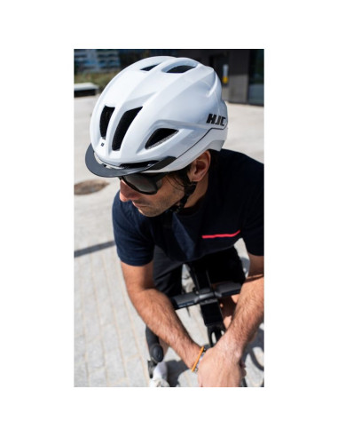 Kask rowerowy hjc crosser white r. l