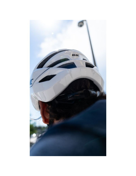 Kask rowerowy hjc crosser white r. l